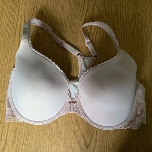VS Body by Victoria Nude Racerback Lace Bra 36DD